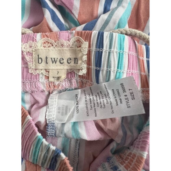 Btween Striped Wide Leg Pants - Picture 8 of 9